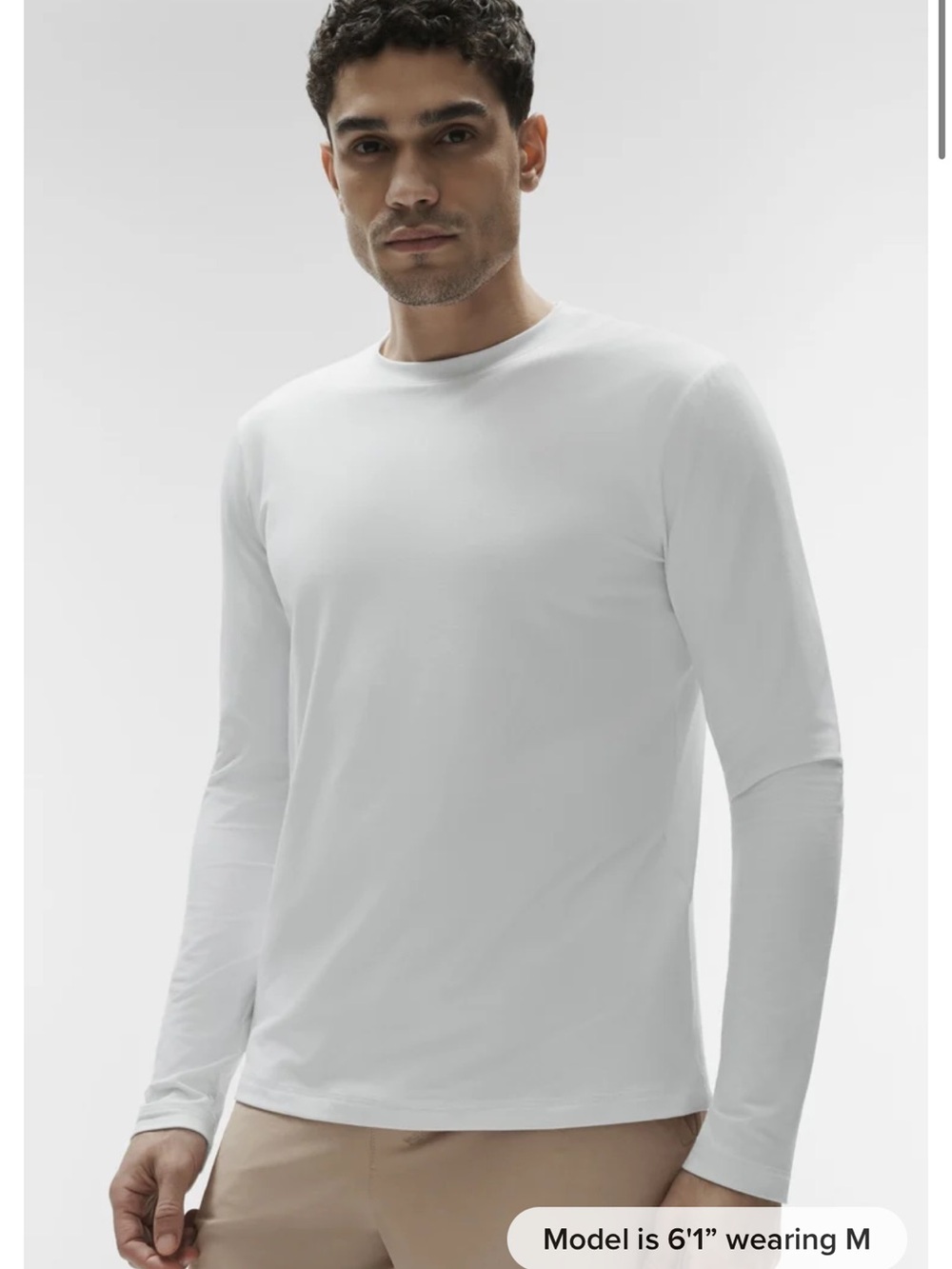 Alo Conquer Reform Long Sleeve Crewneck White